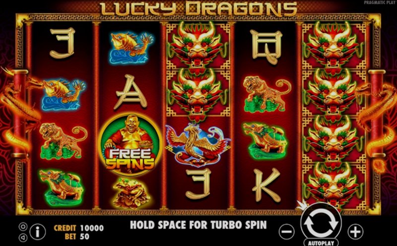 Play Lucky Dragons by Pragmatic at 1Win Casino