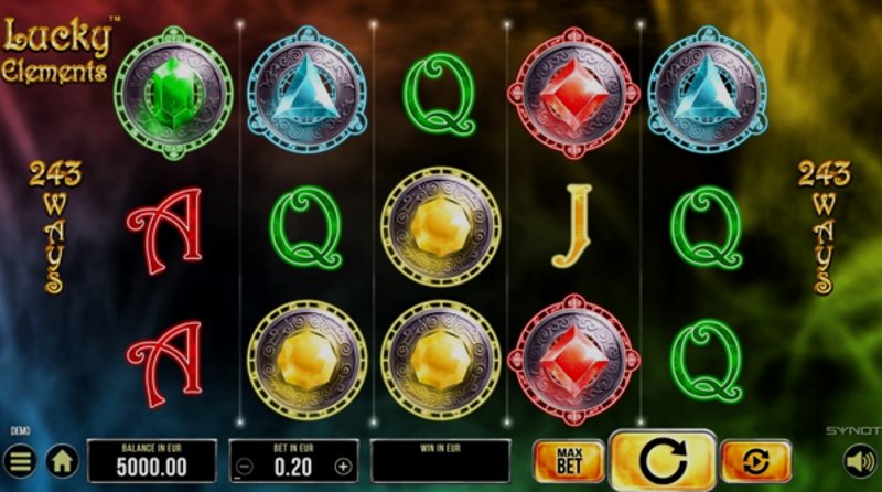 Play Lucky Elements by Synot at 1Win Casino