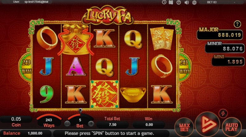 Play Lucky Fa by Simpleplay at 1Win Casino