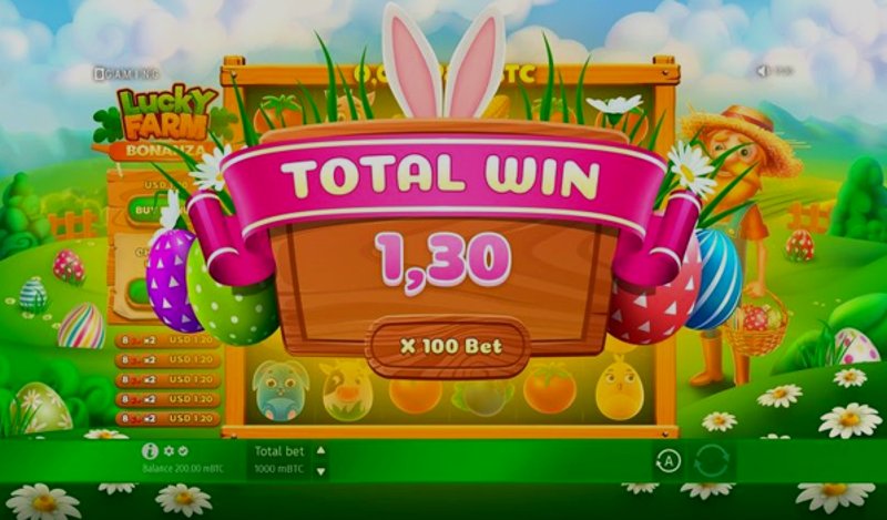 Play Lucky Farm Bonanza by Bgaming at 1Win Casino