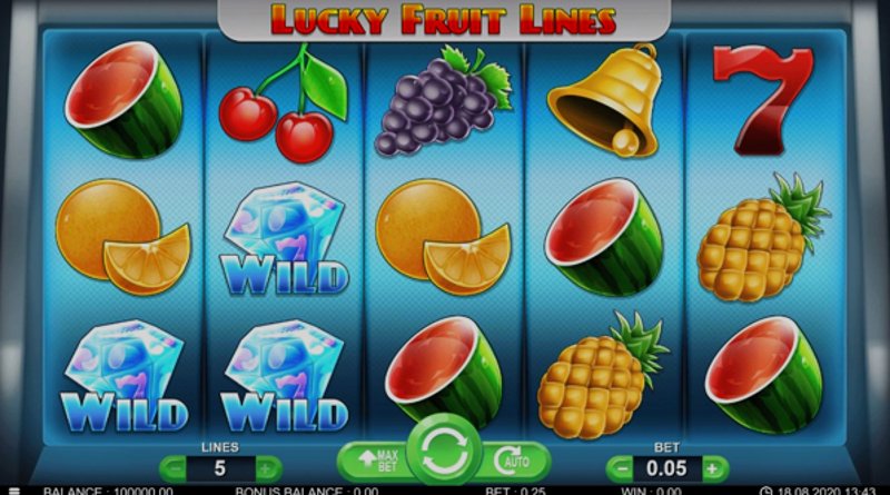 Play Fruit Lines by Bluehorn at 1Win Casino