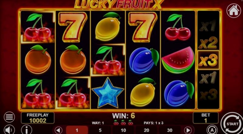 Play Lucky Fruit X by 1spin4win at 1Win Casino