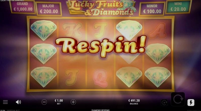 Play Lucky Fruits & Diamonds by Gameart at 1Win Casino