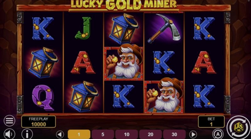 Play Lucky Gold Miner by 1spin4win at 1Win Casino