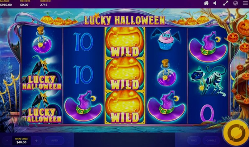 Play Lucky Halloween by Redtiger at 1Win Casino