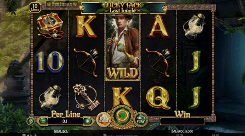 Play Lucky Jack Lost Jungle by Spinomenal at 1Win Casino