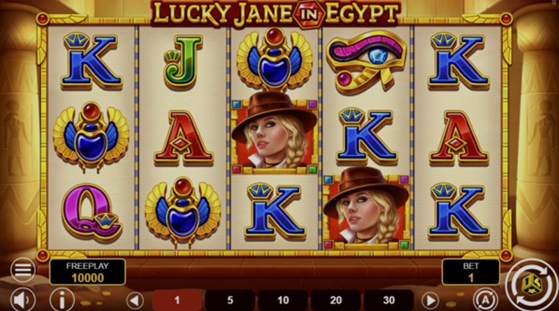 Play Lucky Jane in Egypt by 1spin4win at 1Win Casino