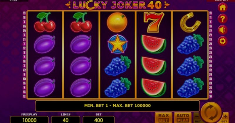 Play Joker 40 by Synot at 1Win Casino