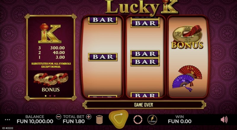 Play Lucky K by Caleta at 1Win Casino