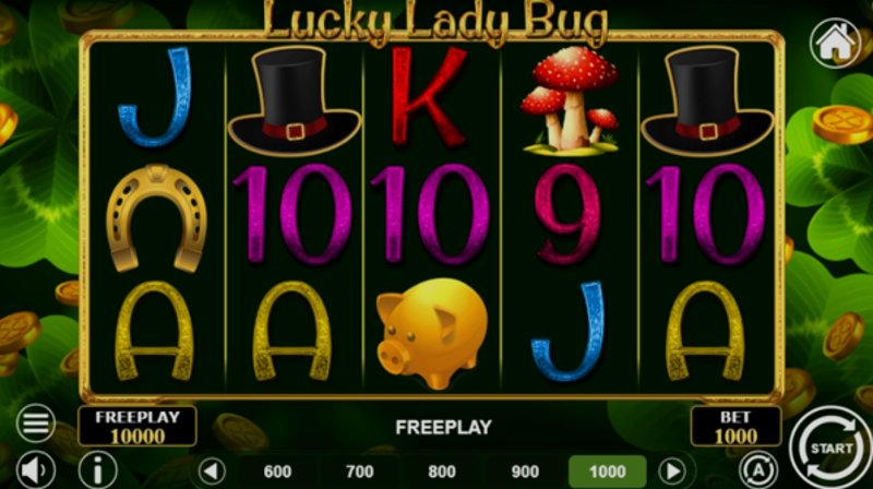 Play Lucky Lady Bug by 1spin4win at 1Win Casino