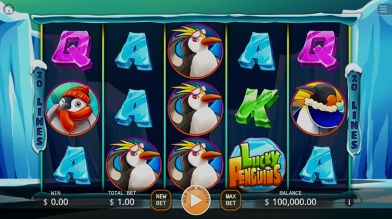 Play Lucky Penguins by Kagaming at 1Win Casino