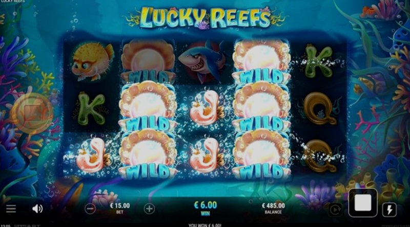 Play Lucky Reefs by Gameart at 1Win Casino