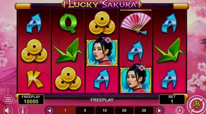 Play Lucky Sakura by 1spin4win at 1Win Casino