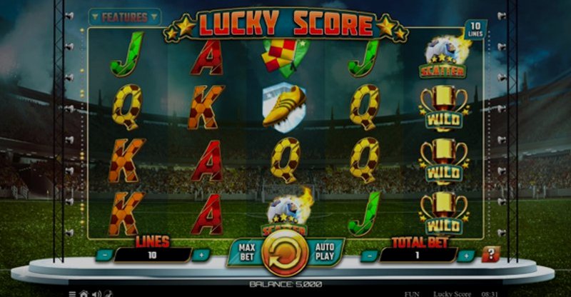 Play Lucky Score by Spinomenal at 1Win Casino