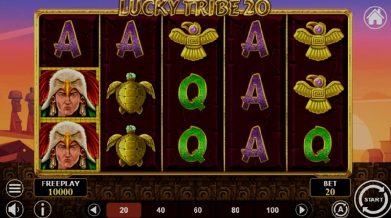 Play Lucky Tribe 20 by 1spin4win at 1Win Casino