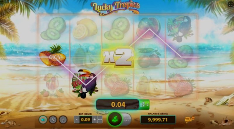 Play Lucky Tropics by Bf Games at 1Win Casino