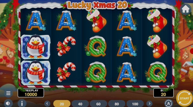 Play Lucky Xmas 20 by 1spin4win at 1Win Casino