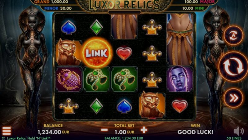 Play Luxor Relics by Netgame at 1Win Casino