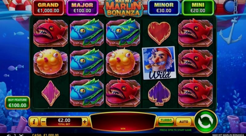 Play Mad Hit Marlin Bonanza by Rubyplay at 1Win Casino