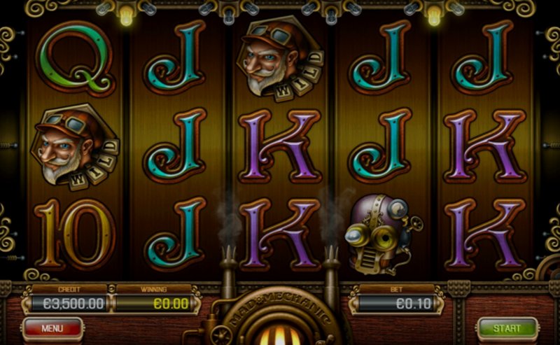 Play Mad Mechanic Deluxe by Apollo Play at 1Win Casino