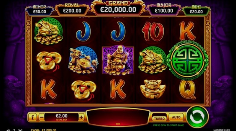 Play Madame Luck by Rubyplay at 1Win Casino