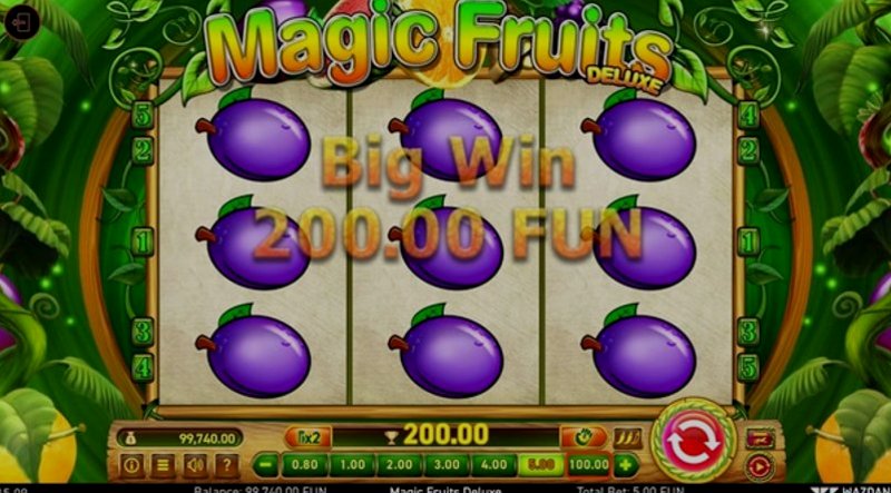 Play Magic Fruits Deluxe by Wazdan at 1Win Casino