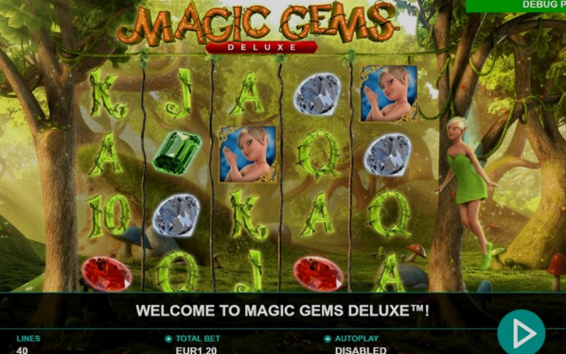 Play Magic Gems Deluxe by Leander at 1Win Casino