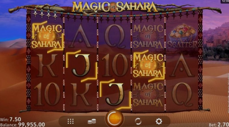 Play Magic of Sahara by Microgaming at 1Win Casino