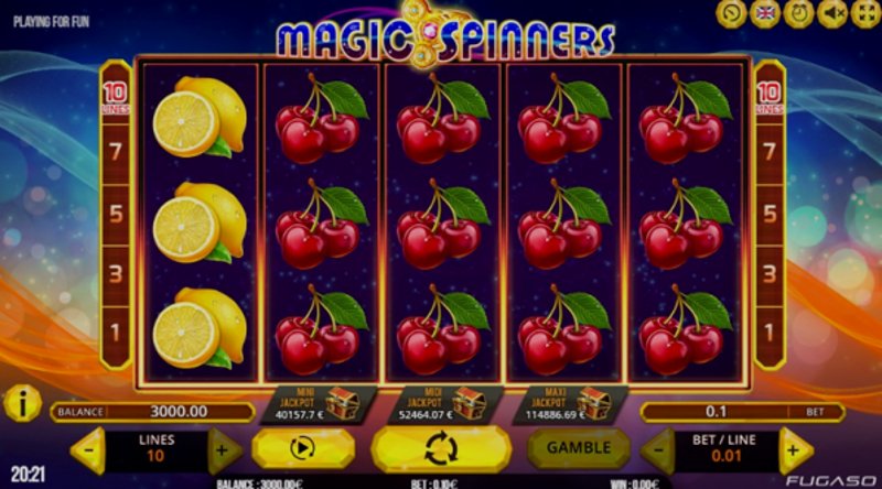 Play Magic Spinners by Fugaso at 1Win Casino