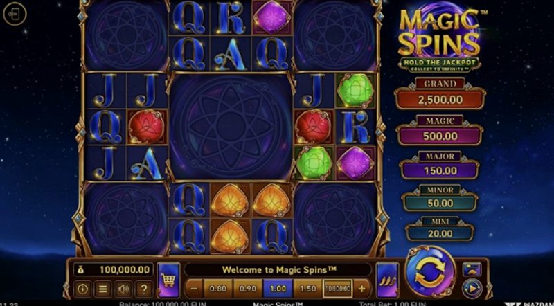 Play Magic Spins by Wazdan at 1Win Casino