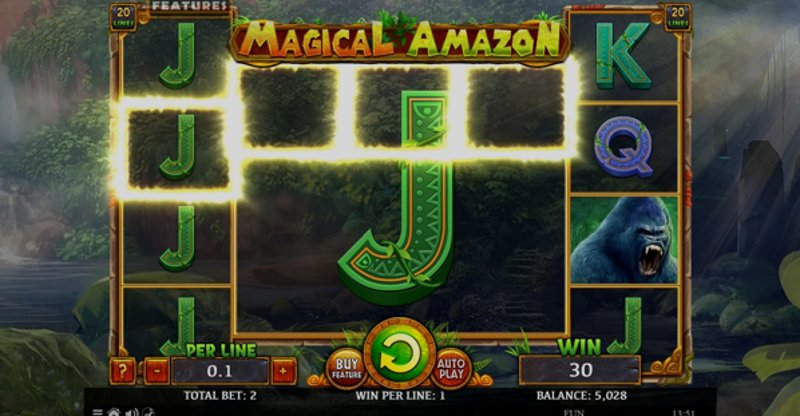 Play Magical Amazon by Spinomenal at 1Win Casino