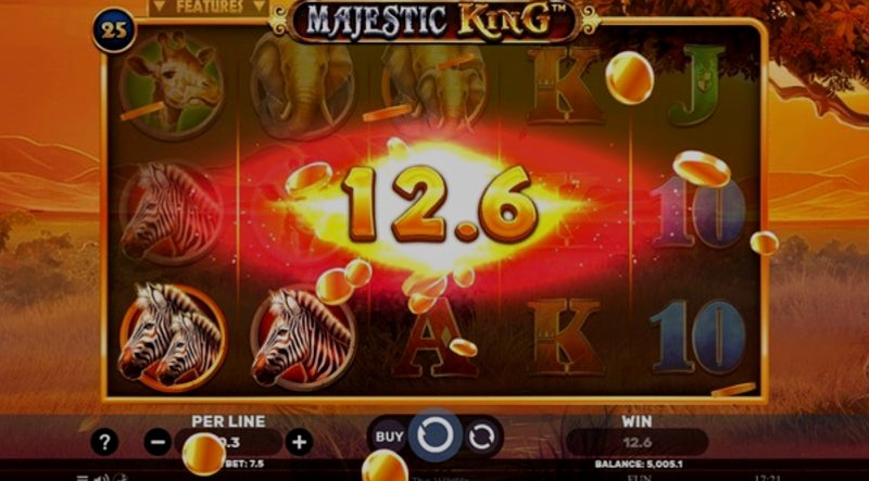 Play Majestic King in Kenya at 1Win Casino