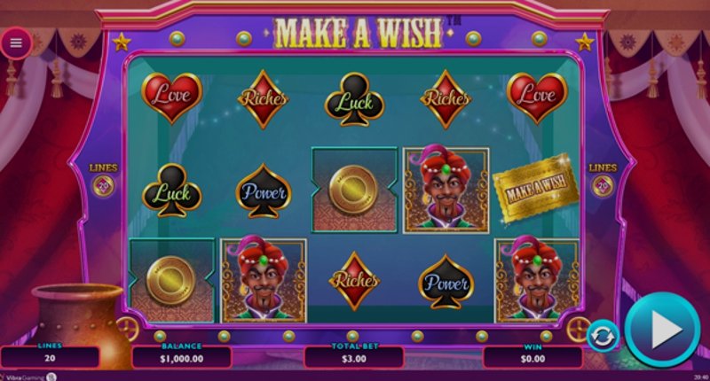 Play Make a Wish by Vibragaming at 1Win Casino