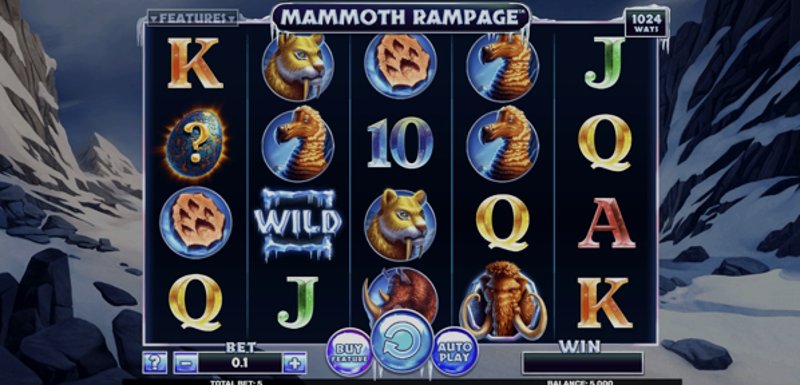 Play Mammoth Rampage by Spinomenal at 1Win Casino