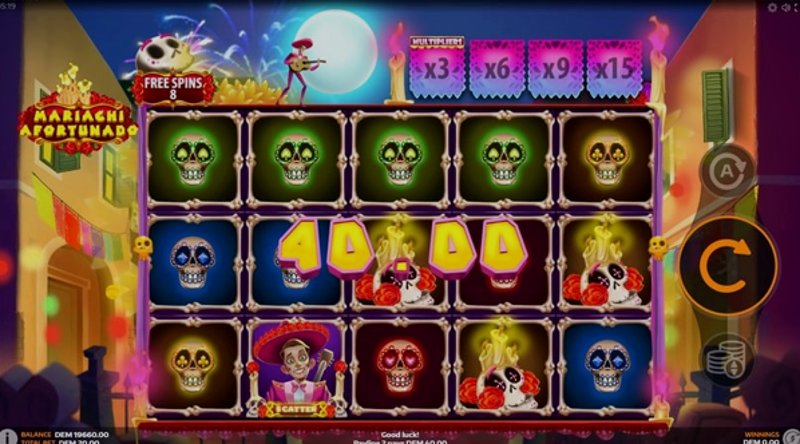 Play Mariachi Afortunado by Mancala Gaming at 1Win Casino