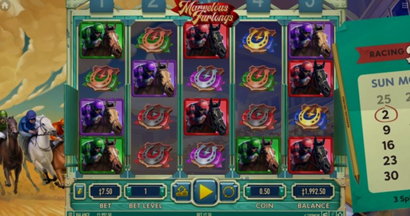 Play Marvelous Furlongs by Habanero at 1Win Casino