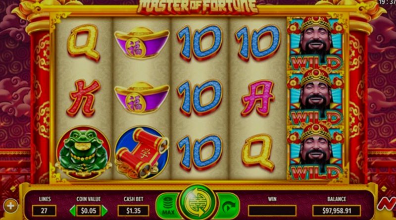 Play Master Of Fortune by Netgaming at 1Win Casino