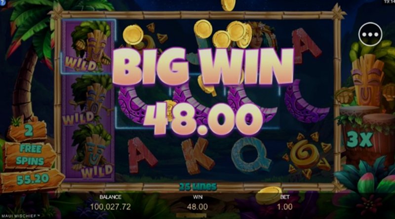 Play Maui Mischief by Games Global at 1Win Casino