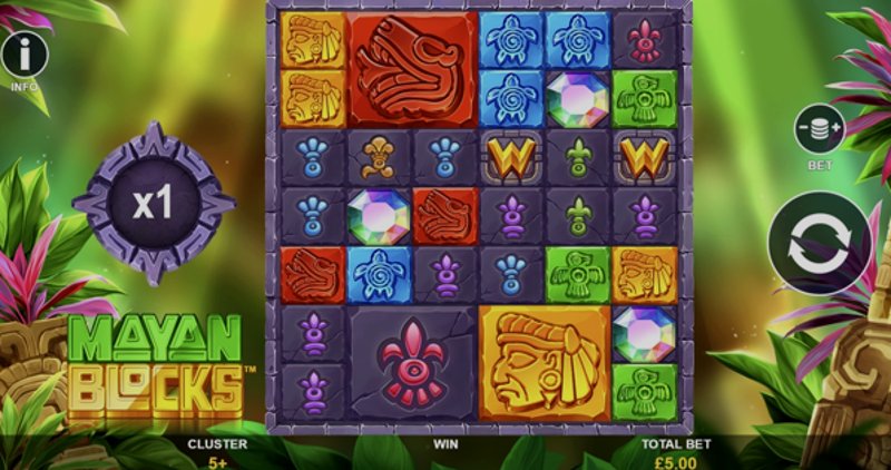 Play Mayan Blocks by Playtech at 1Win Casino