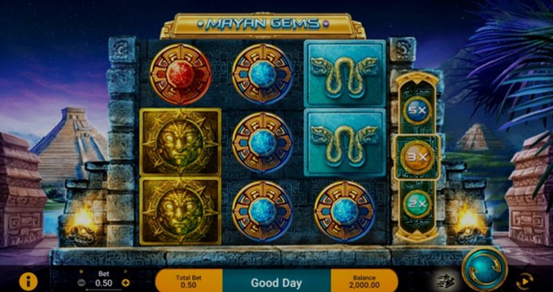 Play Mayan Gems by Spadegaming at 1Win Casino