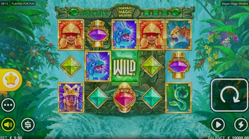 Play Mayan Magic Wildfire by No Limit City at 1Win Casino