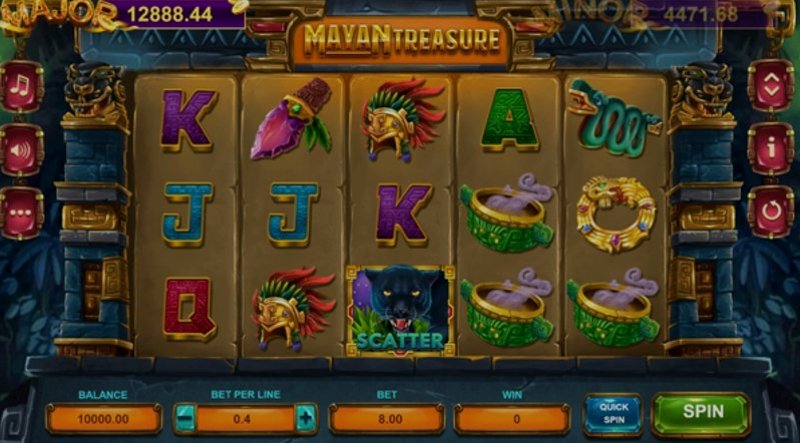 Play Mayan Treasure by Tpg at 1Win Casino