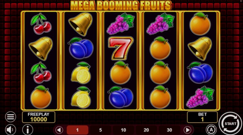 Play Mega Booming Fruits by Booming at 1Win Casino