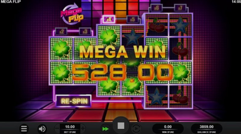 Play Mega Flip by Relax at 1Win Casino