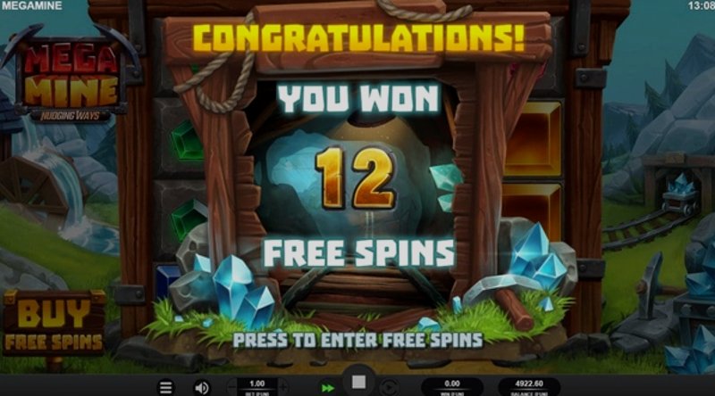 Play Mega Mine by Relax at 1Win Casino