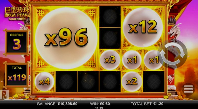 Play Mega Pearl Gigablox by Yggdrasil at 1Win Casino