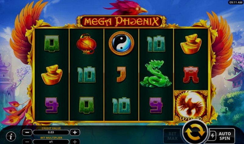 Play Mega Phoenix by Swintt at 1Win Casino