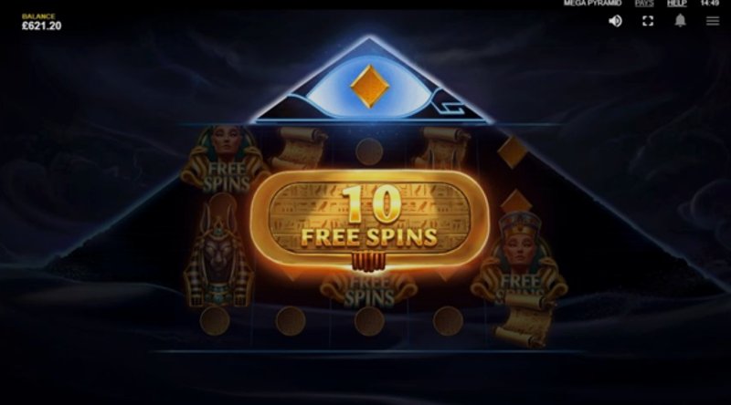 Play Mega Pyramid by Red Tiger at 1Win Casino