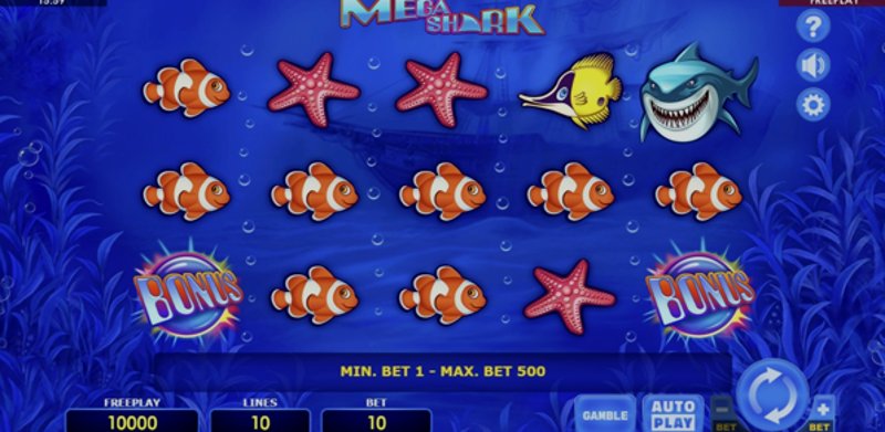 Play Mega Shark by Amatic at 1Win Casino