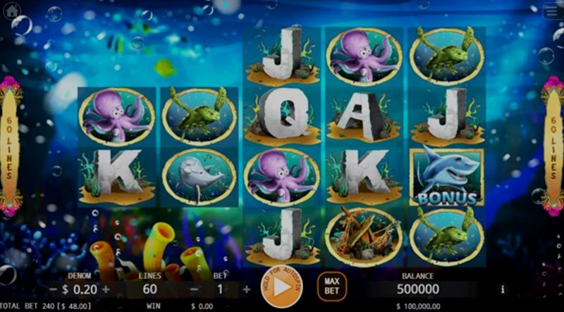 Play Mermaid Seas by Kaga at 1Win Casino